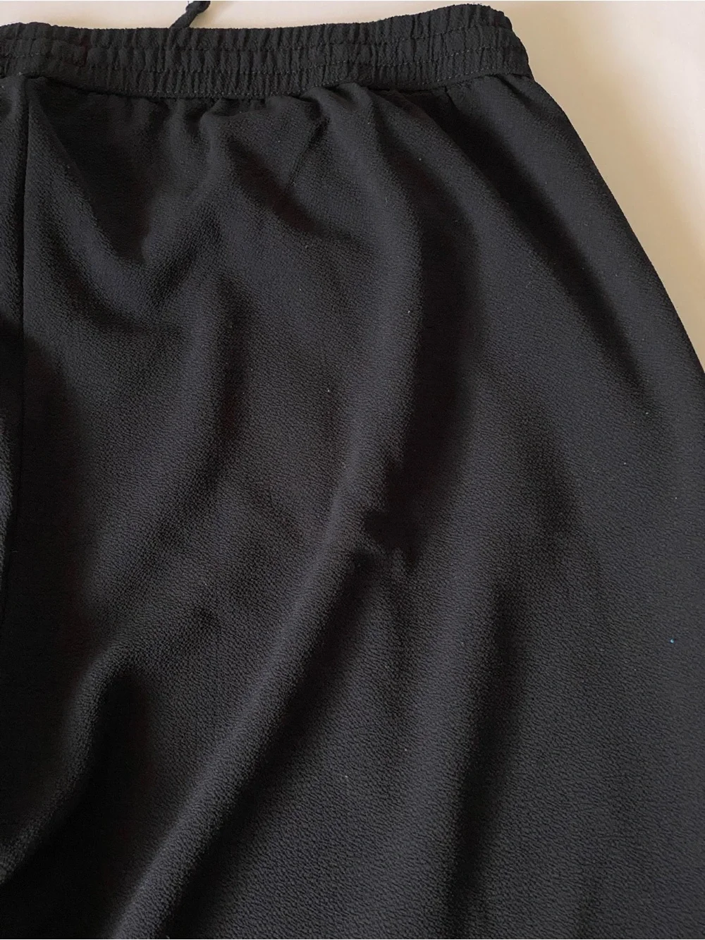 Cleo Black Elastic Waist Tulip Pants Size XL - Picture 9 of 12